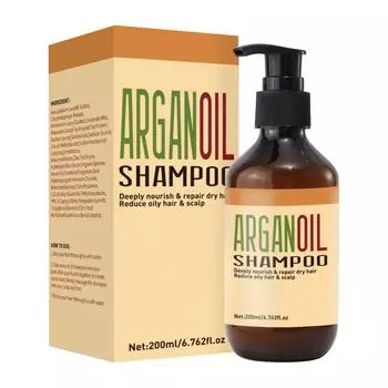 Шампунь на масляной основе увлажняющий, восстанавливающий, укрепляющий, против выпадения волос 200 мл One Size