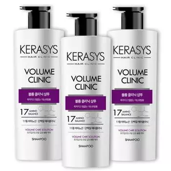 Шампунь-ополаскиватель Aekyung Kerasys Hair Clinic, 750 мл, 3 шт.