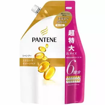 Шампунь Pantene Extra Damage Care сменный блок 2000 мл [Большая емкость]