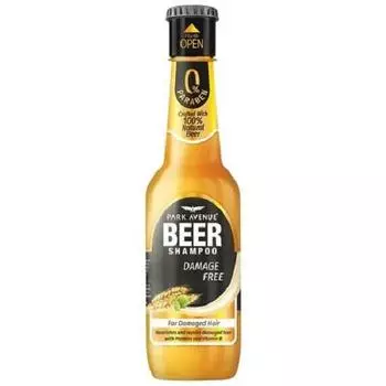 Шампунь Park Avenue Beer для волос без повреждений 350 мл белый