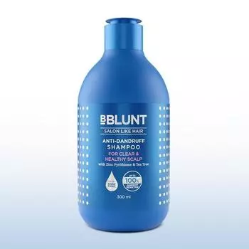 Шампунь против перхоти BBlunt для чистой и здоровой кожи головы – 300 мл | До 100% уменьшения перхоти