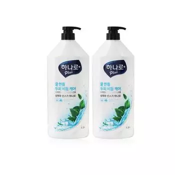 Шампунь против перхоти Hanaro Plus Cool Menthol 1,5 л, 2 шт.