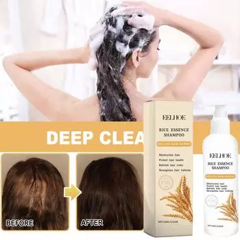 Шампунь против выпадения волос с рисом глубоко очищает, увлажняет и восстанавливает корни волос, укрепляет волосы и предотвращает их выпадение. 100g