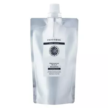 Шампунь Proud Men Grooming Scalp Shampoo Refill Grooming Citrus Scent 350 мл в Липкость Перхоть Зуд Запах кожи головы Запах пота Аминокислотный тип [Новый