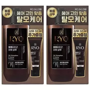 Шампунь Ryeo Heukwoon Volume & Hair Root Special 480 мл+112 мл, 2 набора, 592 мл