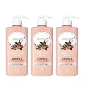 Шампунь с аргановым маслом Pretty Skin Design Your Beauty Damage Care 500 мл 3 шт.