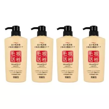 Шампунь Scalp Clear 550 мл x 4 шт. Профилактика выпадения волос Активация корней волос