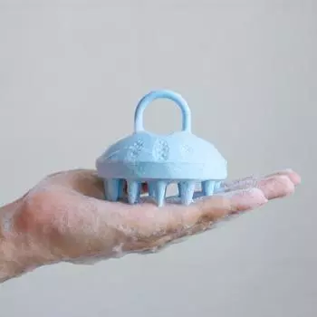 Шампунь Щетка для волос, приятная для кожи Многоцелевая Долговечная Практичная Мокрая Сухая Кудрявая Щетка Для Волос Скраббер Аксессуары Для Ванной Комнаты чёрный