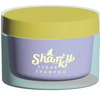 Шампунь-скраб Sharky Scrub с ароматом соли Green Charge 220 г [Скраб, высушенный на солнце]