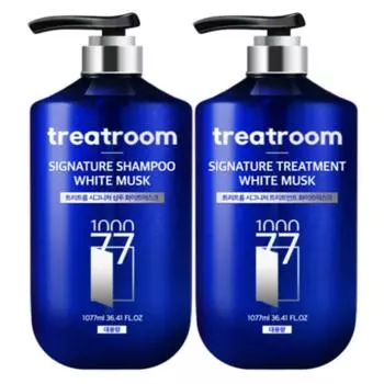 Шампунь Treat Room Signature White Musk 1077 мл + набор Treatment 1077 мл, 1 набор