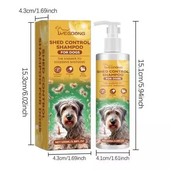 Шампунь Yegbong Dry Skin & Itch Relief Pet Shampoo для собак – формула с овсянкой, кокосом и лаймом, дружественная к домашним животным 100ml