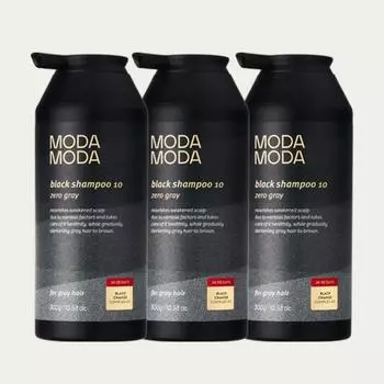 Шампунь Zero Gray Black 10 300 г*3 бутылки, 3 шт.