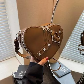 Shangxin Love женская сумка модная фактурная сумка через плечо креативная сумка через плечо красный