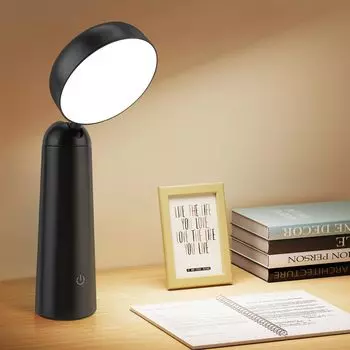SHANHE Настольный беспроводной светодиодный стол Регулируемая столешница 3 цвета Бесступенчатый Простой в использовании ночью Идеально подходит для настоящего света, лампы, света, стильный, угол,
