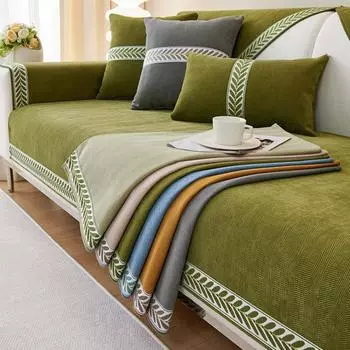 Shanier домашняя эстетичная подушка для дивана сезонная универсальная противоскользящая крышка новая легкая роскошная современная минималистичная подушка для сиденья высокого класса 70*70cm