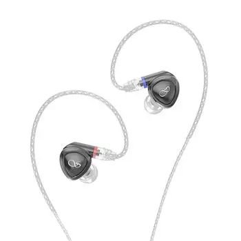 SHANLING MG100 Динамические наушники SHANLING с одним кабелем динамического драйвера, сменная керамическая диафрагма, сменный фильтр MMCX, легкий вес