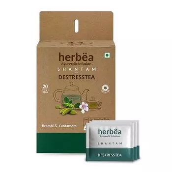 Шантам: чай против стресса (20 пак, 1,5 г), Shantam Destresstea, Herbea
