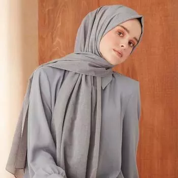 ShantuQ Anka Шаль хлопок серый