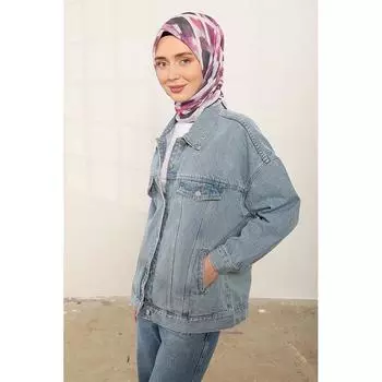 ShantuQ Color Transition Pattern Мягкий шарф Пудровый/Сливовый