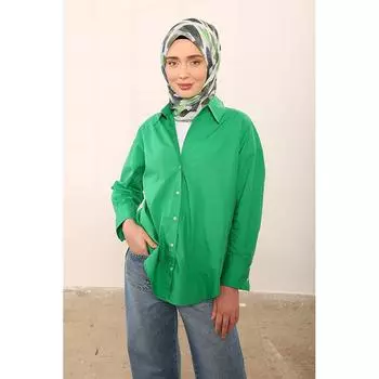 ShantuQ Color Transition Pattern Мягкий шарф Зеленый/Хаки