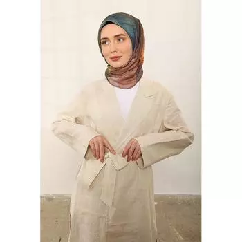 ShantuQ Digital Color Transition Мягкий шарф Оранжевый/Зеленый