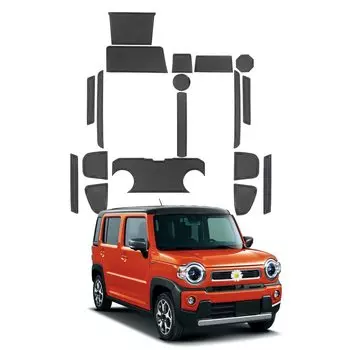 SHAOHAO Suzuki Hustler MR52S MR92S Автомобильный резиновый коврик Коврик для дверного проема Уплотнитель дверного кармана Коврик для салона Резиновый коврик Простая установка Резиновый коврик для салона чёрный