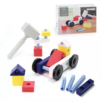 Shaol Columbus Block Hammer Set Toy Home Play Pretend Play Christmas Gift S11012 (Возраст 3+/Обучающая игрушка/Игра в троллей/Плотника)