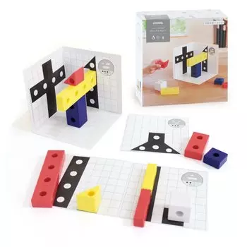 Shaol Columbus Blocks 3D Puzzle Set для детей от 1 года и старше Развивающие игрушки Пазлы Подготовка к вступительным экзаменам в начальную школу Обучающая игрушка Домашняя игра