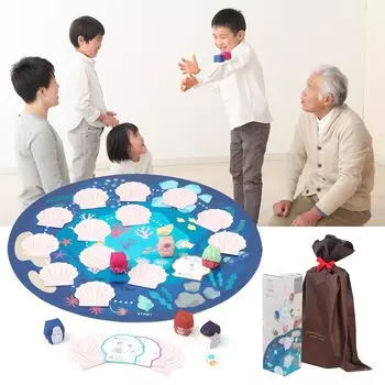 Shaol Family Otedama Sugoroku для детей от 1 года и старше Развивающая игрушка SEA Домашняя игрушка для игр в помещении Подарок Подарок Малышам Мальчикам Девочкам Рождество День рождения Игра