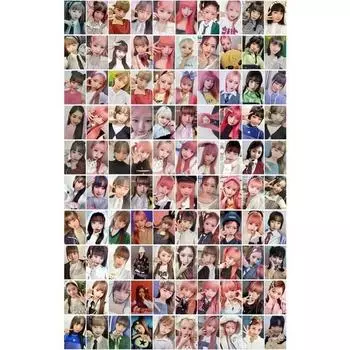 Shaol Ive Ulpak Poca member полный комплект 600 листов 100 листов Miniv Etheway I am Kitsch Летняя фотокнига Осень