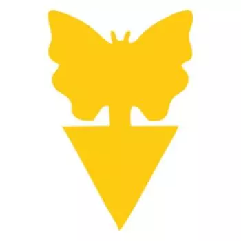 Shape Fruit Butterfly Fly Double Sided Sticky Catcher Plant Fly Control Indoor Butterfly