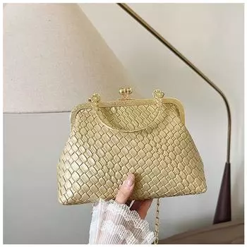 Shaped Shell Solid Color Single Shoulder Crossbody Bag Handbag Women Fashion