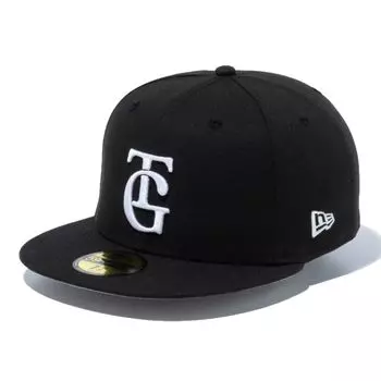Шапка 59FIFTY NPB Yomiuri Giants Visitor 60571797 Black Snow White 7 [New Era] On-field 1/2 (59,6 см) чёрный