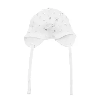 Шапка Bamboo Bebe Mild Bamboo Solsol Baby Grass Flower Baby, 22 х 15 см, Белый, Популярная детская одежда в Корее