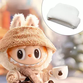 Шапка-бини для кукол, аксессуар 17 см, идеальная на Хэллоуин белый