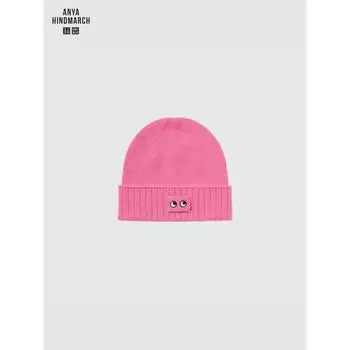 Шапка-бини из японского кашемира Uniqlo 07 GRAY/ONE SIZE