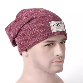 Шапка-бини, мягкая, эластичная, мешковатая, эластичная, для Европы и Америки, уличный аксессуар One Size темно-синий