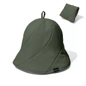 Шапка для сауны Сауна Быстрый нагрев воды Сауна Шапка для сауны [SAUNA NOVA] Vaceous ver.3 Шапка, Сетка, Глубокая, Моющаяся, Сушащаяся, Отталкивающая, Складная, Компактная, Мужская, хаки