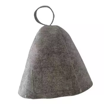 Шапка для сауны толщиной 3 мм, термостабильный головной убор, стильная защита головы, портативная для мужчин и женщин, душа, бани, дома серый