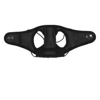 Шапка для собак, мягкая, теплая, регулируемая веревка, ретро, модная, зимняя шапка для домашних животных с ушами для холода M(for 4-6.5kg) чёрный