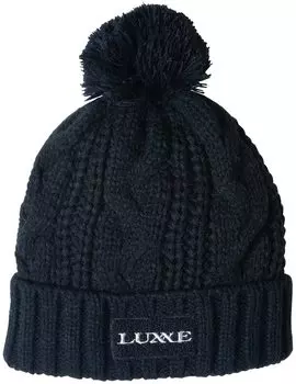 Шапка Gamakatsu Low Gauge Knit, черная LE9011#1 чёрный