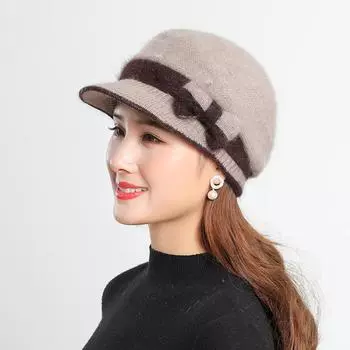 Шапка и шарф для женщин, женский комплект из шапки и шарфа, теплая вязаная шерстяная шапка, уличное утепленное покрывало, шарф, шапка, зимняя женская шапка One size
