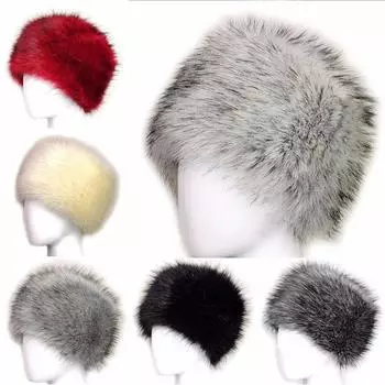 Шапка из кроличьего меха, шерстяная, Skullies, искусственный мех с холодным ворсом, зимняя панама, уличная одежда