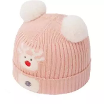 Шапка Joy Multi Pom Pom Rudolph, Бесплатно, Розовый, Популярная детская одежда в Корее