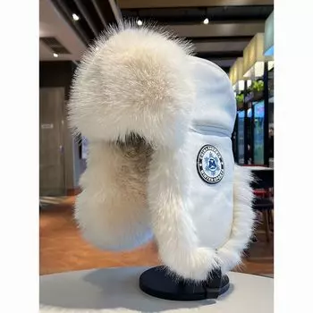 Шапка Lei Feng для мужчин и женщин, зимняя, утепленная, для защиты ушей от холода, для езды на велосипеде, ветрозащитная, хлопковая шапка серый