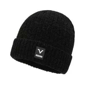 Шапка мужская зимняя бархатная утепленная шерстяная шапка из утолщенной синели для сохранения тепла зимняя велосипедная ветрозащитная вязаная шапка холодная шапка