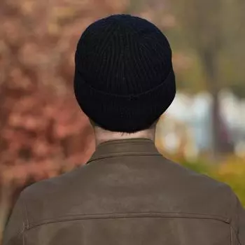 Шапка мужская зимняя утепленная шерстяная шапка лыжная шапка зимняя холодная велосипедная вязаная шапка холодная шапка One size красный