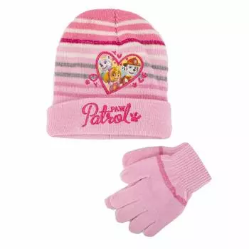 Шапка+перчатка щенячий патруль Детский ЩЕНИЧИЙ ПАТРУЛЬ