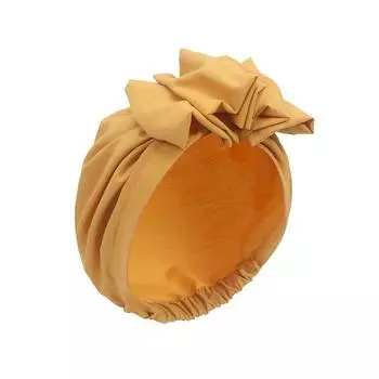 Шапка Повязка на голову Шапка-бини Головной платок Боннет Тюрбан Шапка для химиотерапии при раке Африканские головные платки Мусульманский хиджаб Turmeric