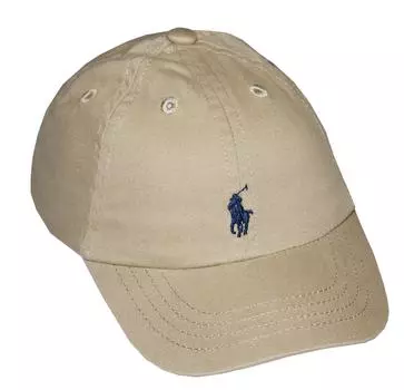 ШАПКА RALPH LAUREN, размер для малышей, хлопковая кепка One Point, бежевая хаки